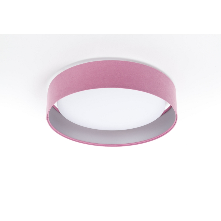 Luminária de teto LED dimmerizável SMART GALAXY LED/24W/230V diâmetro 44 cm rosa/prata 3000-6500K + controlo remoto