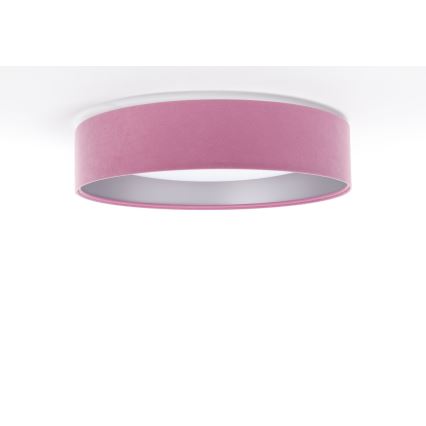 Luminária de teto LED dimmerizável SMART GALAXY LED/24W/230V diâmetro 44 cm rosa/prata 3000-6500K + controlo remoto