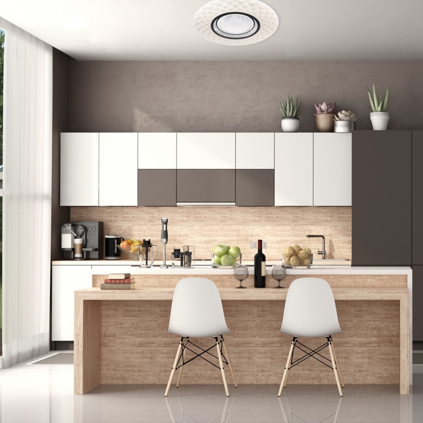 Luminária de teto LED dimmerizável TOKYO LED/48W/230V + controlo remoto