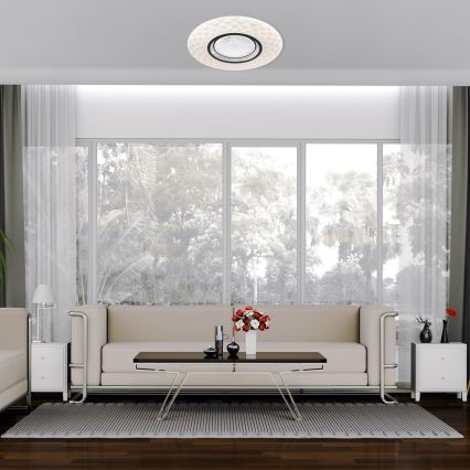 Luminária de teto LED dimmerizável TOKYO LED/48W/230V + controlo remoto