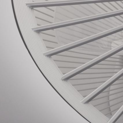 Luminária de teto LED dimmerizável com ventilador ZONDA LED/48W/230V 3000-6000K prata + controlo remoto