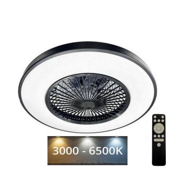 Luminária de teto LED dimmerizável com ventilador OPAL LED/72W/230V 3000-6500 + controlo remoto