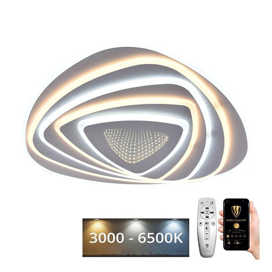 Luminária de teto LED dimmerizável LED/130W/230V 3000-6500K + controlo remoto
