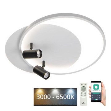 Luminária de teto LED dimmerizável LED/65W/230V 3000-6500K branca + controlo remoto