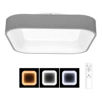 Luminária de teto LED dimmerizável NEST LED/40W/230V 3000-6500K cinza + comando à distância