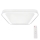 Luminária de teto LED dimmerizável QUADRO LED/38W/230V 3000-6000K branca + controlo remoto