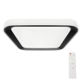 Luminária de teto LED dimmerizável QUADRO LED/38W/230V 3000-6000K branco/preto + comando à distância