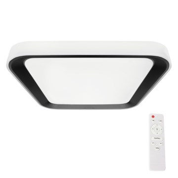 Luminária de teto LED dimmerizável QUADRO LED/38W/230V 3000-6000K branco/preto + comando à distância
