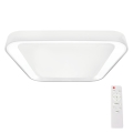 Luminária de teto LED dimmerizável QUADRO LED/66W/230V 3000-6000K branca + comando à distância
