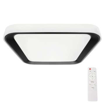 Luminária de teto LED dimmerizável QUADRO LED/66W/230V 3000-6000K branco/preto + comando à distância