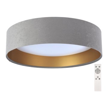 Luminária de teto LED dimmerizável SMART GALAXY LED/24W/230V diâmetro 44 cm cinza/dourado 3000-6500K + controlo remoto