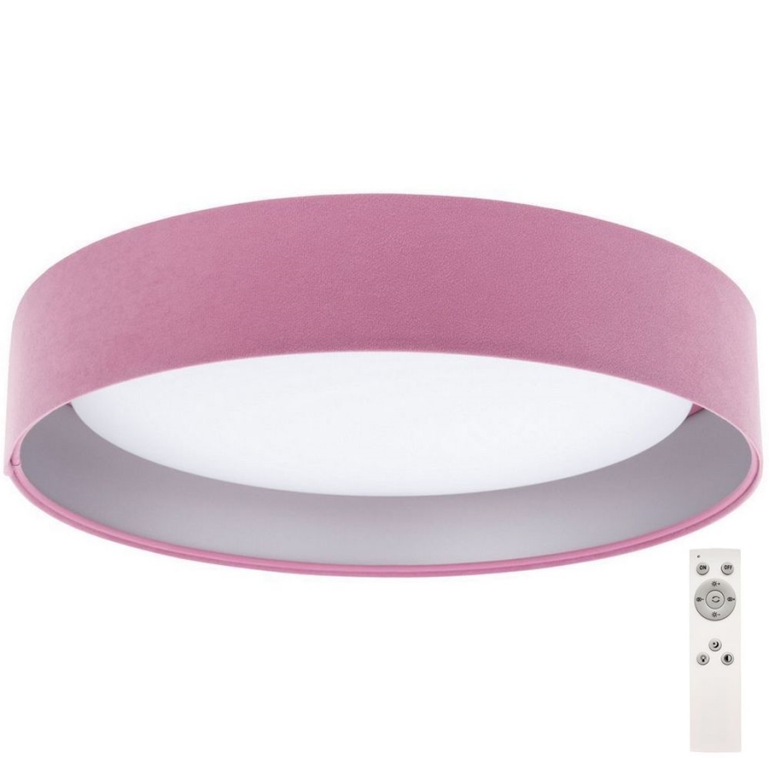 Luminária de teto LED dimmerizável SMART GALAXY LED/24W/230V diâmetro 44 cm rosa/prata 3000-6500K + controlo remoto