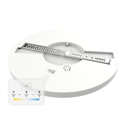 Luminária de teto LED EVORA LED/18W/230V 3000/4000/6000K, Ø 22,5 cm, branca