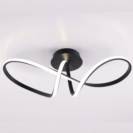 Luminária de teto LED FLAVIA LED/33W/230V 24x61 cm preta