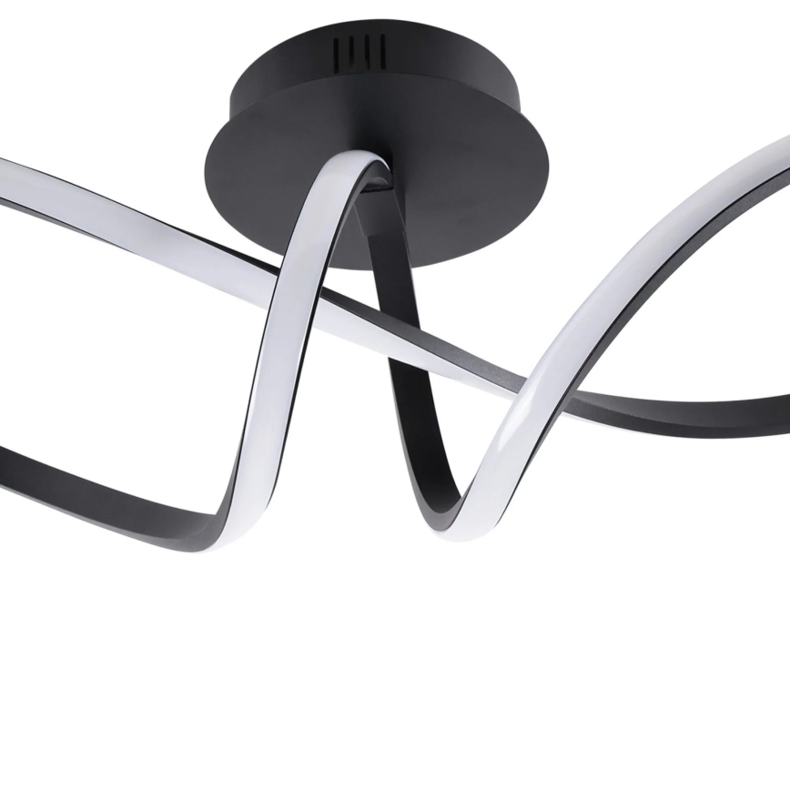 Luminária de teto LED FLAVIA LED/33W/230V 24x61 cm preta