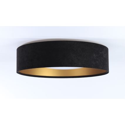 Luminária de Teto LED GALAXY 1xLED/24W/230V diâmetro 44 cm preto/dourado