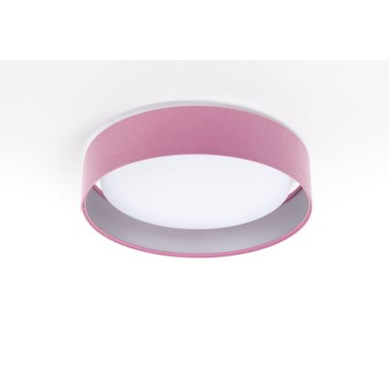 Luminária de Teto LED GALAXY LED/24W/230V diâmetro 44 cm rosa/prata