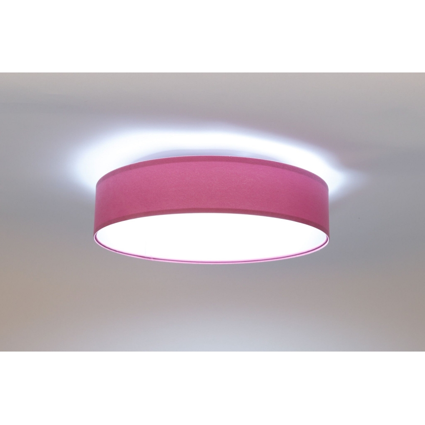 Luminária de Teto LED GALAXY LED/24W/230V diâmetro 44 cm rosa/prata
