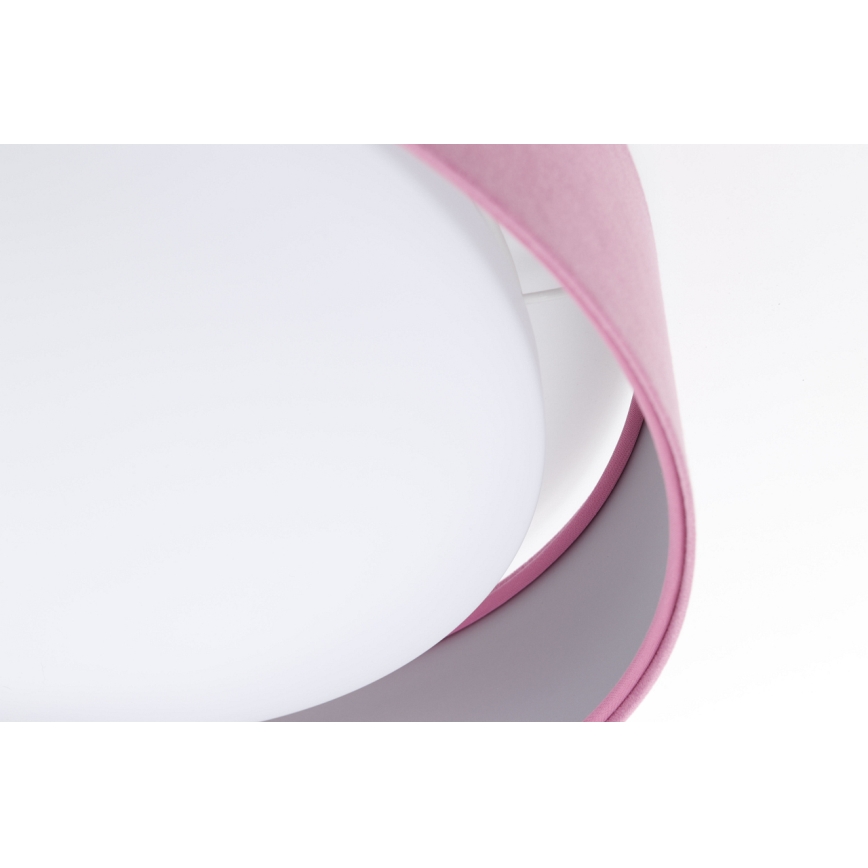 Luminária de Teto LED GALAXY LED/24W/230V diâmetro 44 cm rosa/prata