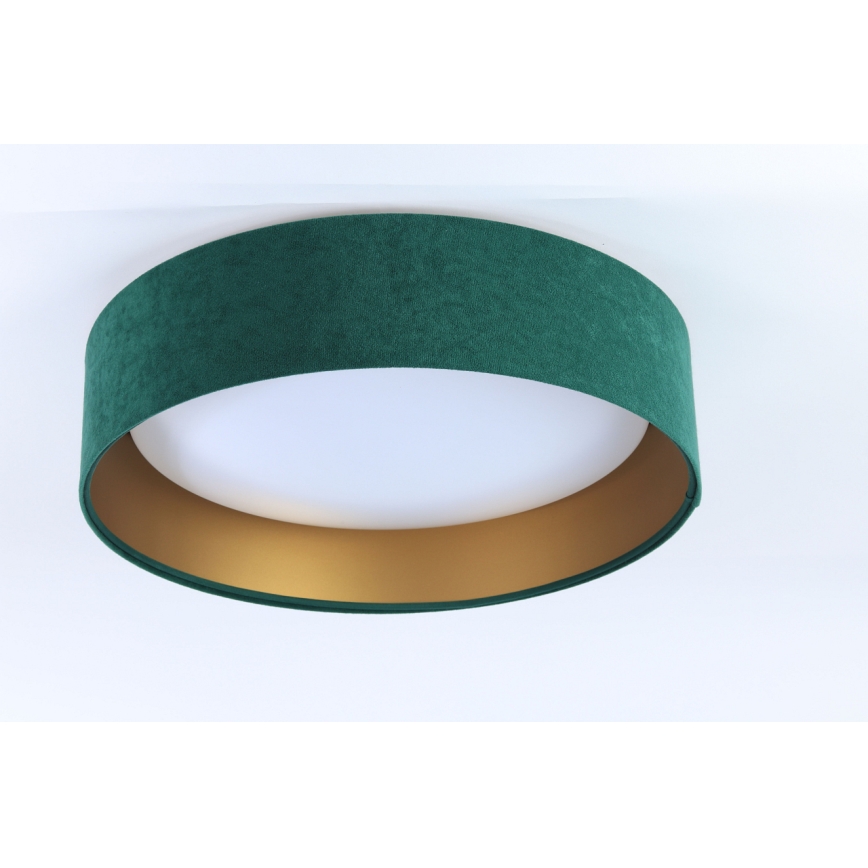 Luminária de Teto LED GALAXY LED/24W/230V diâmetro 44 cm verde/dourado