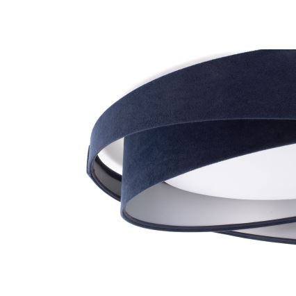 Luminária de teto LED GALAXY MODERN LED/24W/230V Ø 55 cm azul/prateado