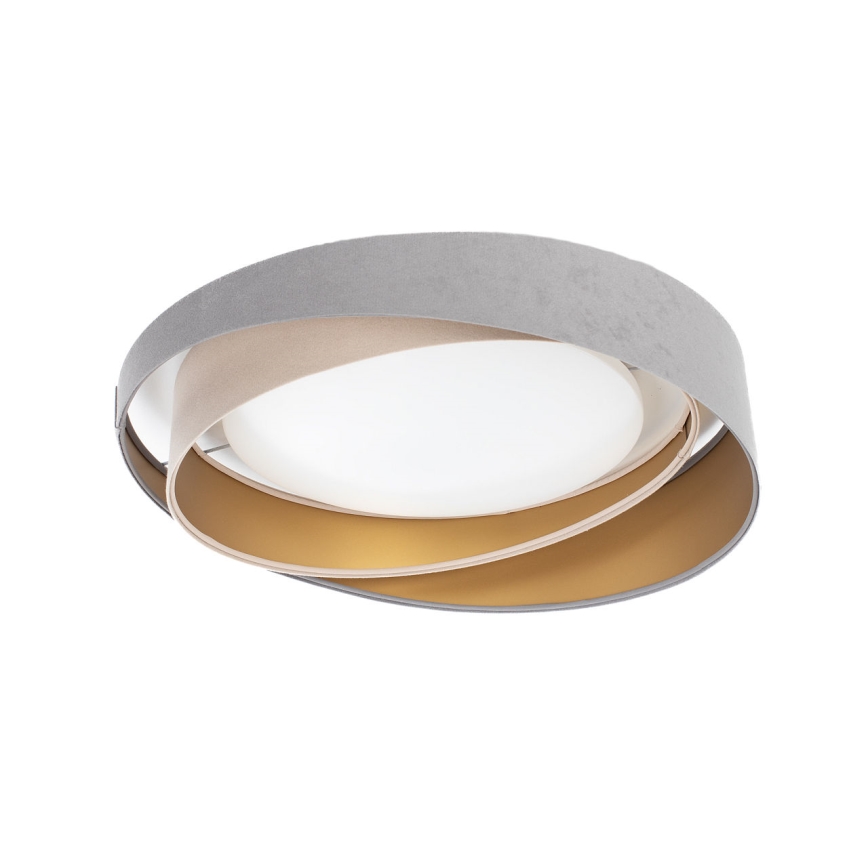 Luminária de teto LED GALAXY MODERN LED/24W/230V Ø 55 cm cinzenta/bege/dourada