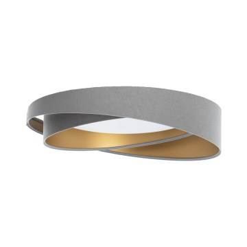 Luminária de teto LED GALAXY MODERN LED/24W/230V Ø 55 cm cinzento/dourado