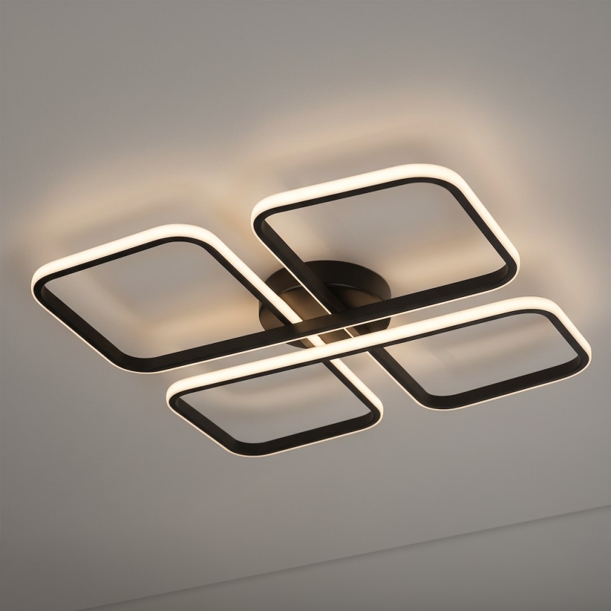 Luminária de Teto LED HIDALGO LED/40W/230V preta