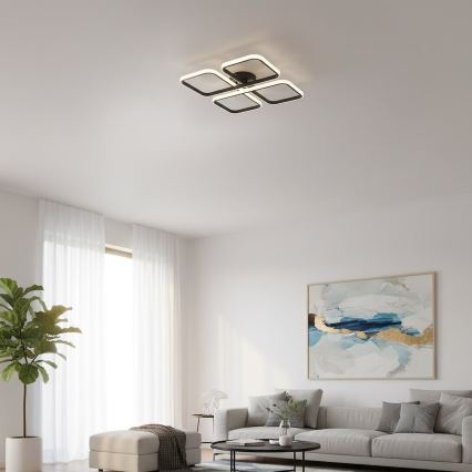 Luminária de Teto LED HIDALGO LED/40W/230V preta