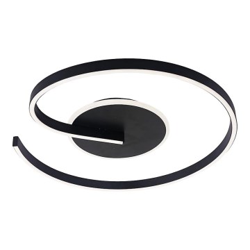 Luminária de teto LED LORENZO LED/22W/230V Ø 50 cm preta