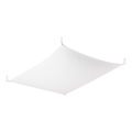 Luminária de teto LED LUNA 2xG13/8,5W/230V 80x105 cm branca