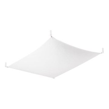 Luminária de teto LED LUNA 2xG13/8,5W/230V 80x105 cm branca