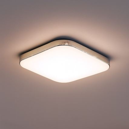 Luminária de teto LED NEMO LED/11W/230V 26x26 cm cromado polido