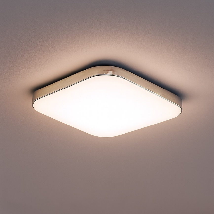 Luminária de teto LED NEMO LED/11W/230V 26x26 cm cromado polido