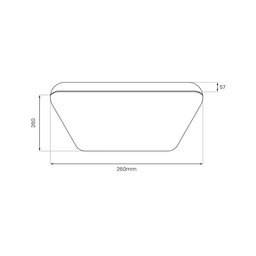 Luminária de teto LED NEMO LED/11W/230V 26x26 cm cromado polido