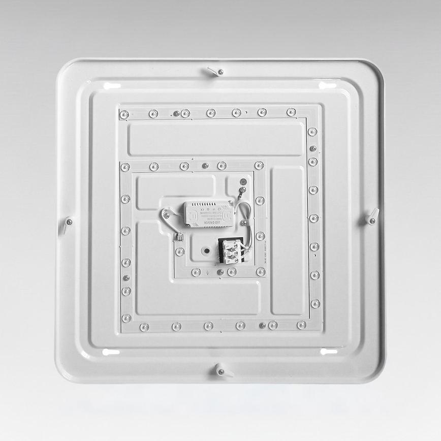 Luminária de teto LED NEMO LED/36W/230V 50x50 cm cromado brilhante