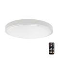 Luminária de teto LED para banheiro com sensor CHIP SAMSUNG LED/24W/230V IP44 3000K diâmetro 35 cm branca + controlo remoto
