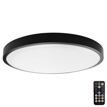 Luminária de teto LED para banheiro com sensor CHIP SAMSUNG LED/24W/230V IP44 4000K diâmetro 35 cm + controlo remoto