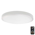 Luminária de teto LED para banheiro com sensor CHIP SAMSUNG LED/24W/230V IP44 6500K diâmetro 35 cm branco + controlo remoto