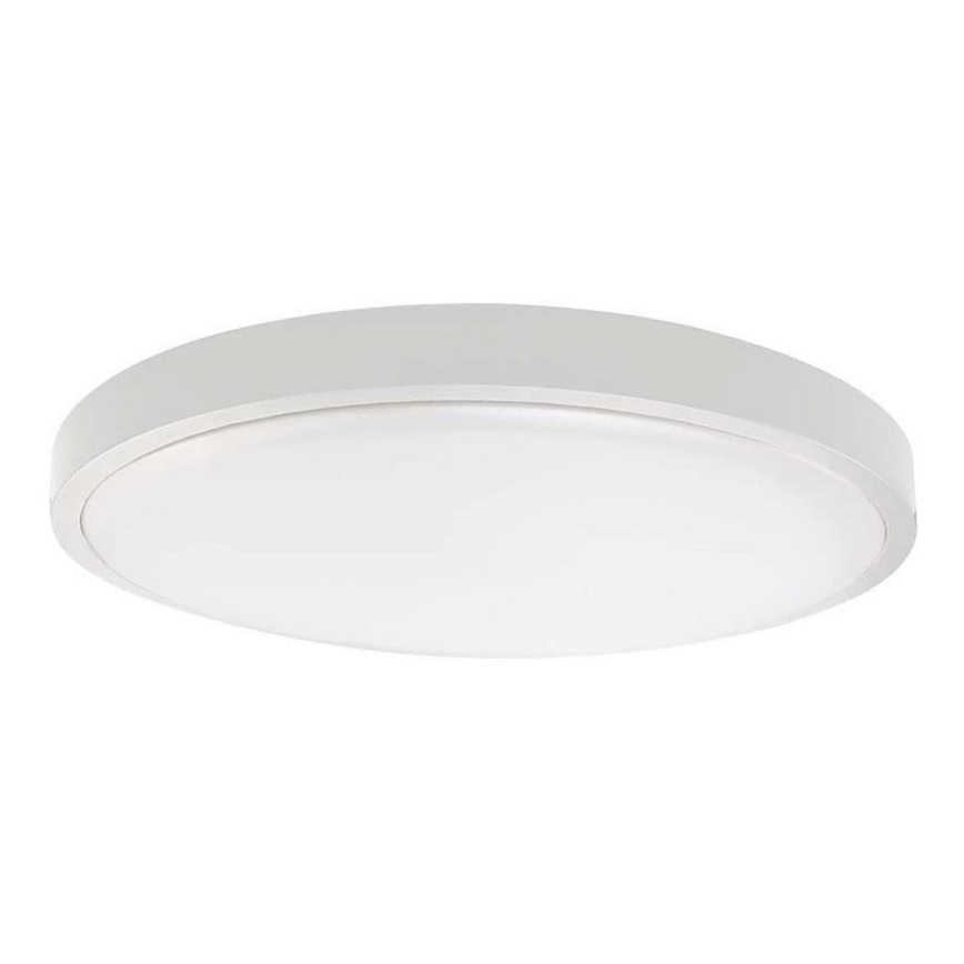Luminária de teto LED para banheiro com sensor LED/18W/230V 4000K IP44 diâmetro 22,5 cm branca