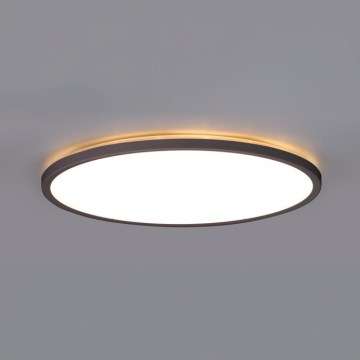 Luminária de teto LED para banheiro NIVERA LED/24W/230V IP54 3000/4000/6000K diâmetro 30 cm preta