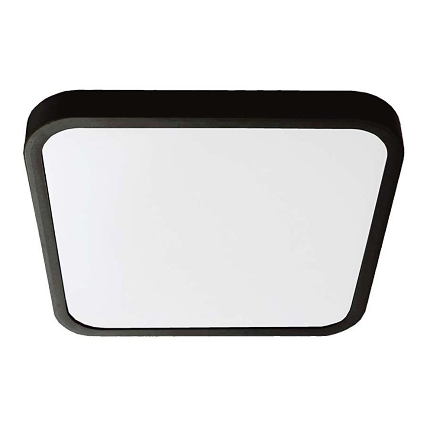 Luminária de teto LED para banheiro SAMSUNG CHIP LED/18W/230V IP44 4000K 25x25 cm preta