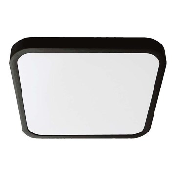 Luminária de teto LED para banheiro SAMSUNG CHIP LED/24W/230V IP44 4000K 29x29 cm preta