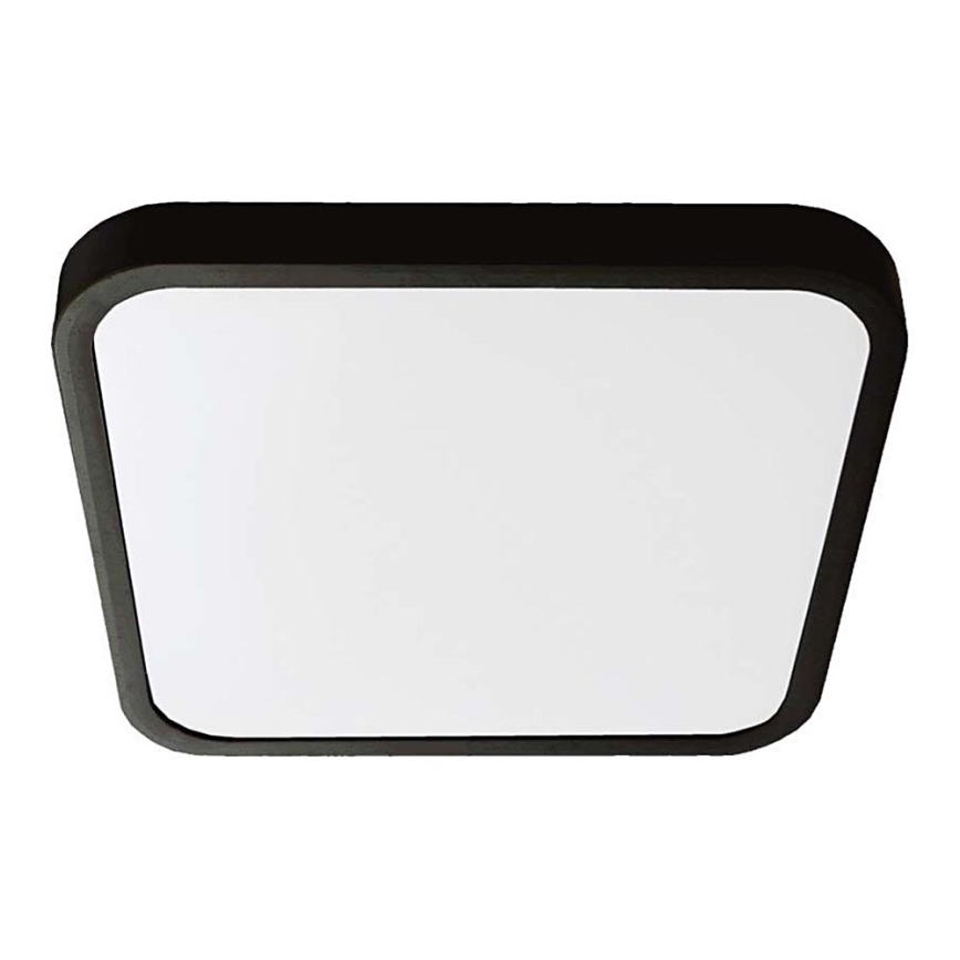 Luminária de teto LED para banheiro SAMSUNG CHIP LED/24W/230V IP44 4000K 29x29 cm preta