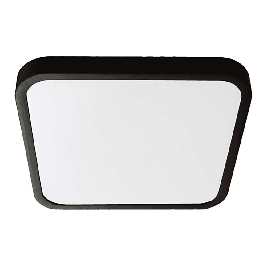 Luminária de teto LED para banheiro SAMSUNG CHIP LED/48W/230V IP44 6500K 42x42 cm preta