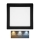 Luminária de Teto LED RAFA LED/18W/230V 3000/4000/6000K 22x22 cm preta