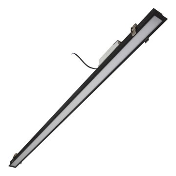 Luminária de teto LED REDOM LED/42W/230V 3000K 120 cm preta