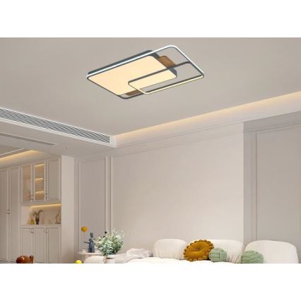 Luminária de teto LED regulável 280W/230V 3000-6500K + comando remoto