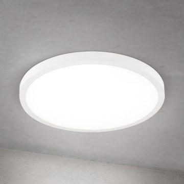 Luminária de teto LED regulável DISC LED/30W/230V 2700/3000/4000K Ø 40 cm branca