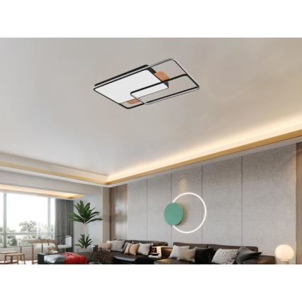 Luminária de teto LED regulável LED/280W/230V 3000-6500K + controlo remoto